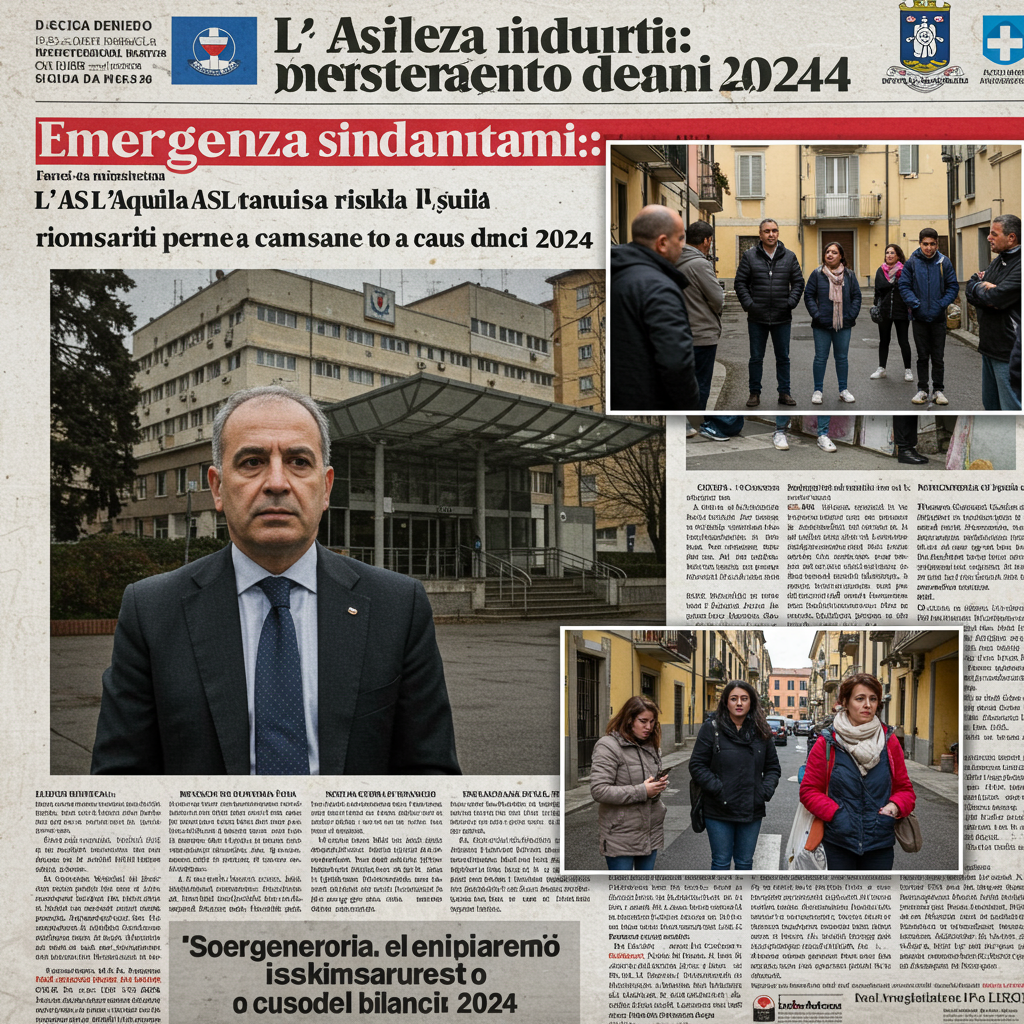 Emergenza sanitaria: l'Asl L'Aquila rischia il commissariamento a causa del bilancio 2024