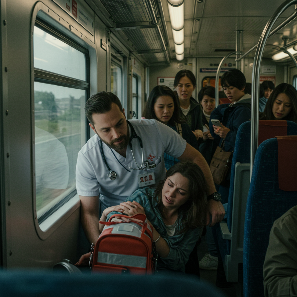 L'eroica azione di un infermiere che salva una donna in difficoltà su un treno: il racconto di un gesto coraggioso