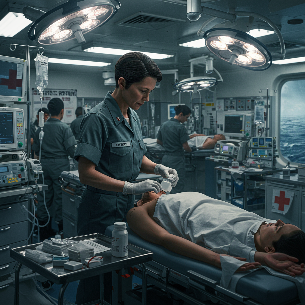 La Missione di un Infermiere Militare a Bordo della Nave Ospedale più Moderna del Mondo