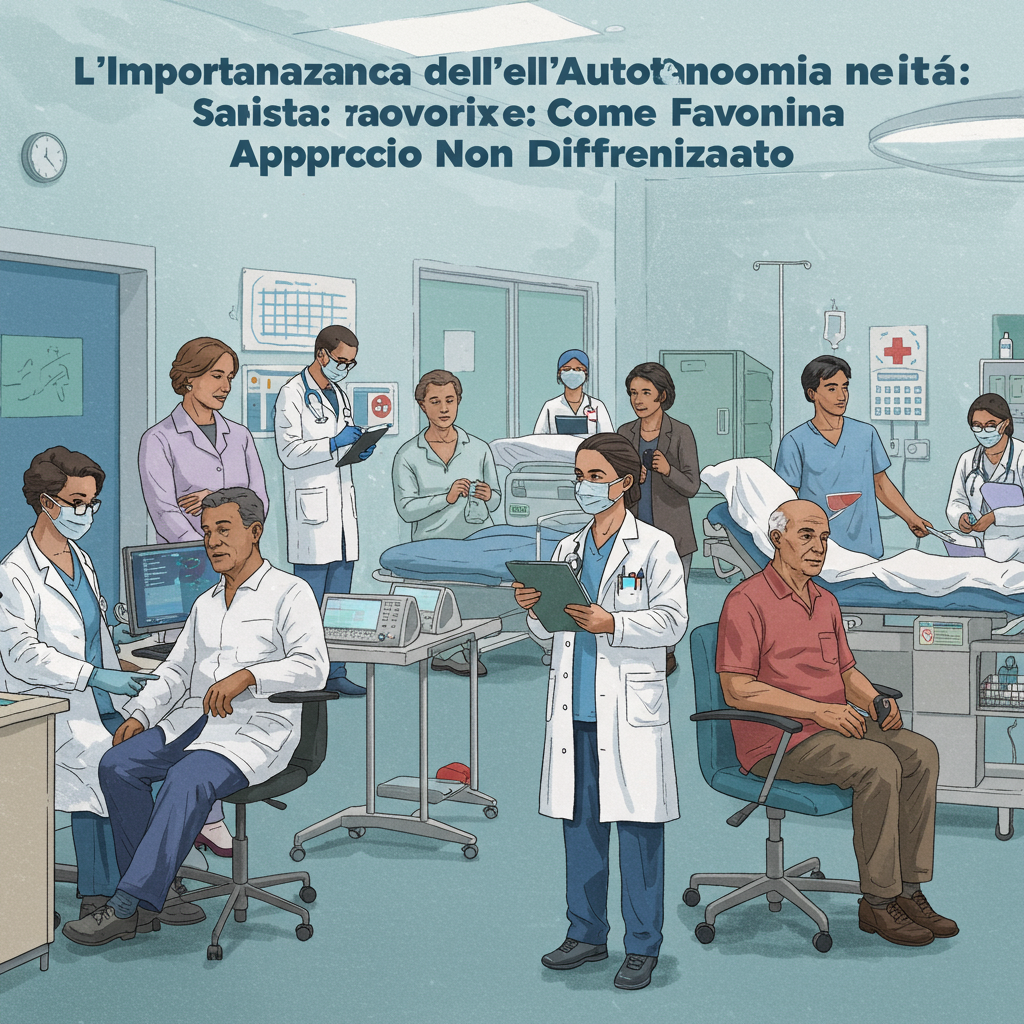 L'Importanza dell'Autonomia nella Sanità: Come Favorire un Approccio Non Differenziato