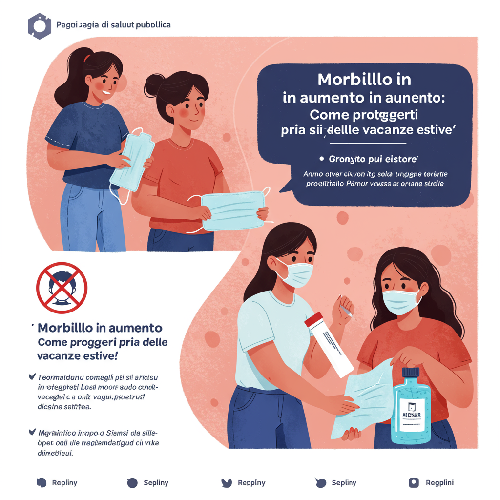 Morbillo in aumento: come proteggerti prima delle vacanze estive