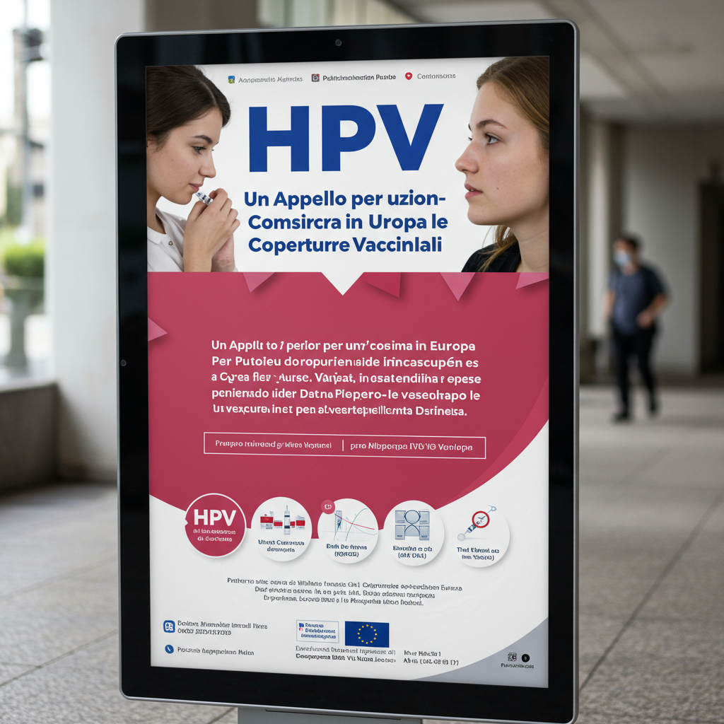 HPV: Un Appello per un'Azione Coordinata in Europa per Migliorare le Coperture Vaccinali