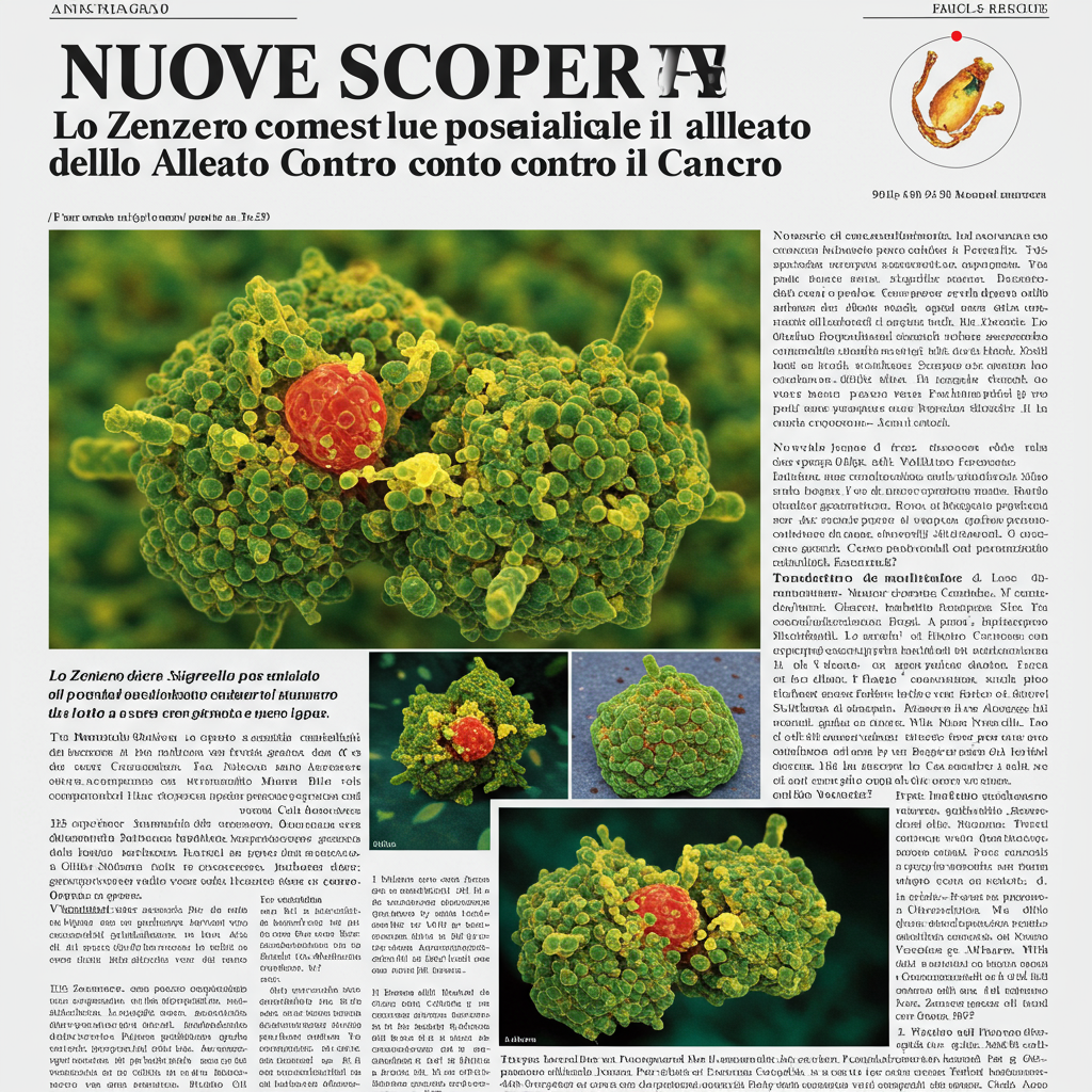 Nuove Scoperte: Lo Zenzero come Possibile Alleato Contro il Cancro