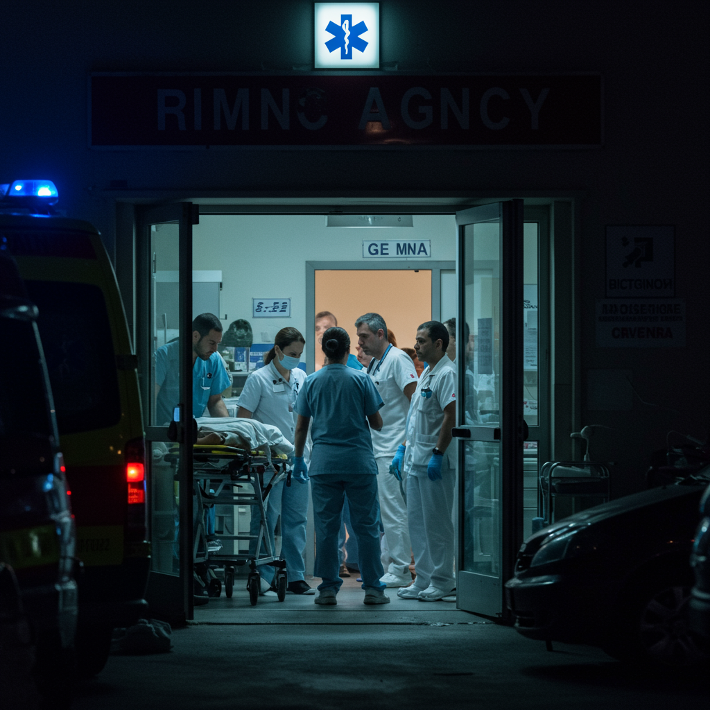 Notte di tensione al Pronto Soccorso di Rimini: il personale si barricata per affrontare una situazione di emergenza
