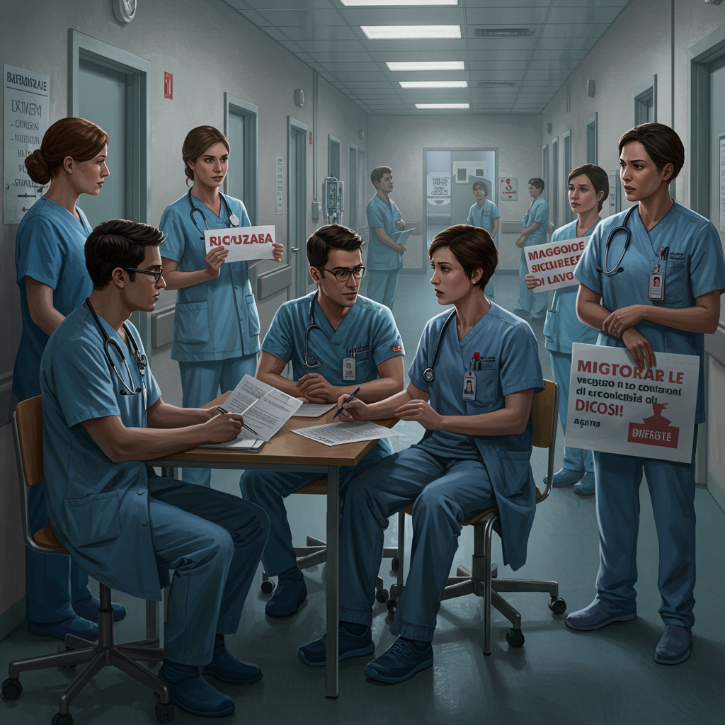 La battaglia degli infermieri per migliorare le condizioni di lavoro nell'Unità Operativa di Ostetricia e Ginecologia