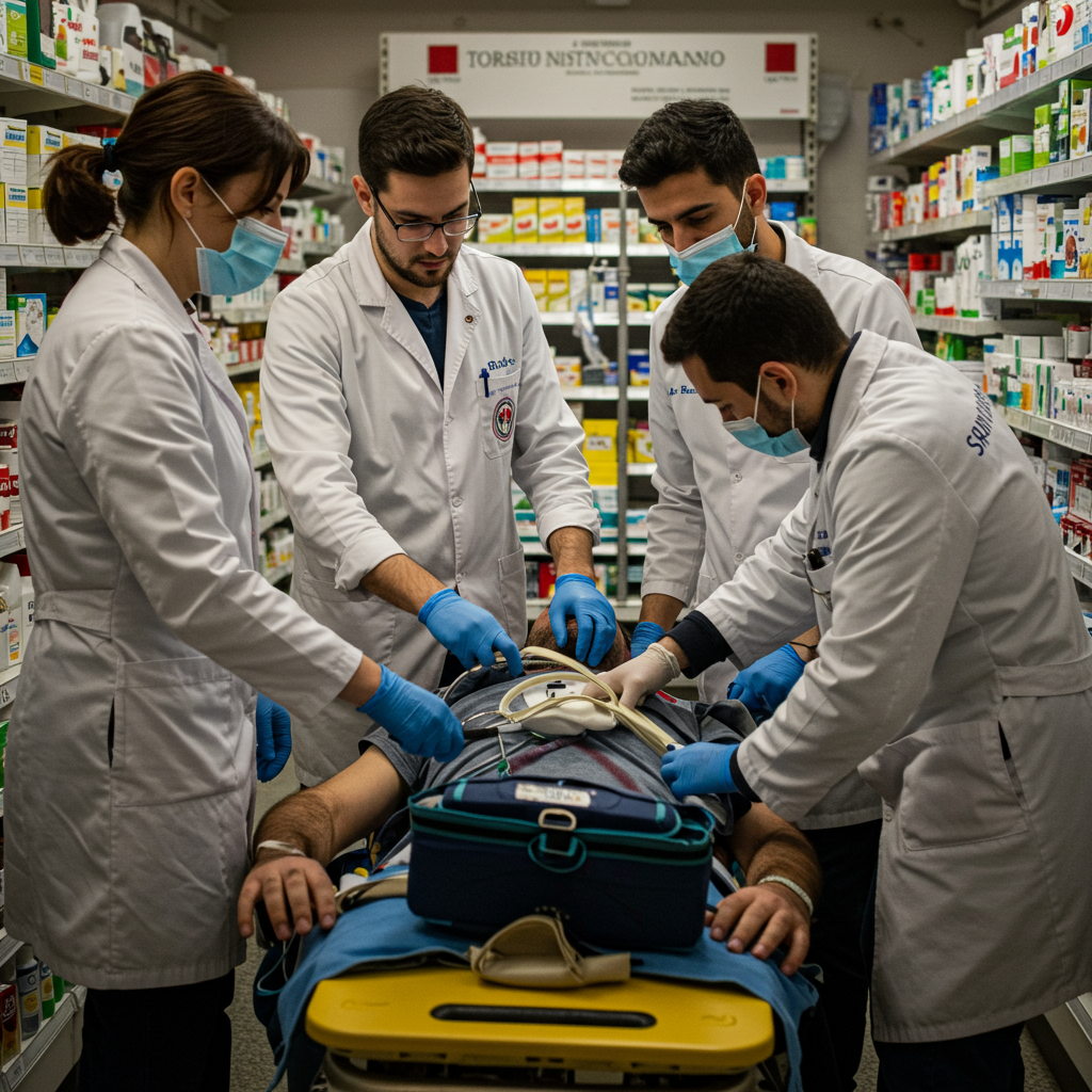 Farmacisti di Torgiano: Eroi in azione per salvare un uomo in difficoltà