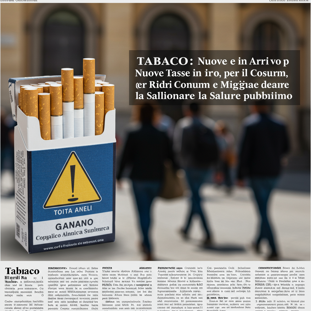 Tabacco: Nuove Tasse in Arrivo per Ridurre il Consumo e Migliorare la Salute Pubblica