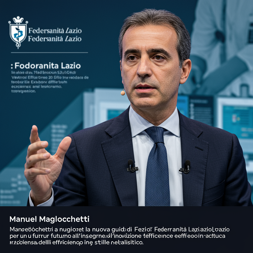 Manuel Magliocchetti: la nuova guida di Federsanità Lazio per un futuro all'insegna dell'innovazione e dell'efficienza