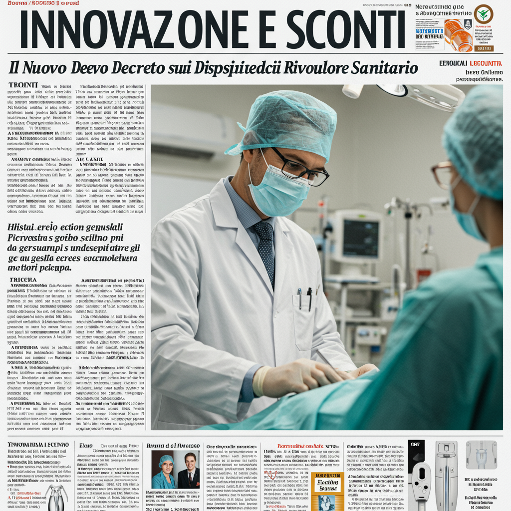 Innovazione e Sconti: Il Nuovo Decreto sui Dispositivi Medici Rivoluziona il Settore Sanitario