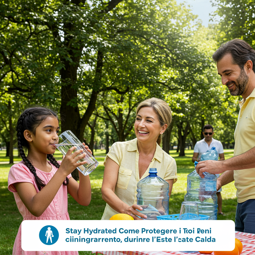 Stay Hydrated: Come Proteggere i Tuoi Reni durante l'Estate Calda