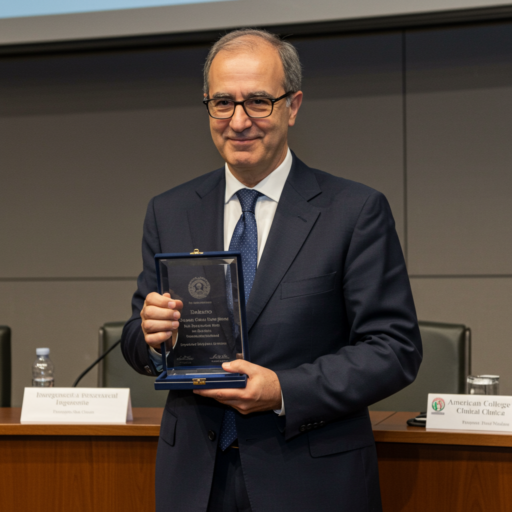 Eccellenza Italiana nell'Ingegneria Clinica: Umberto Nocco Riceve il Premio dall'American College of Clinical Engineering