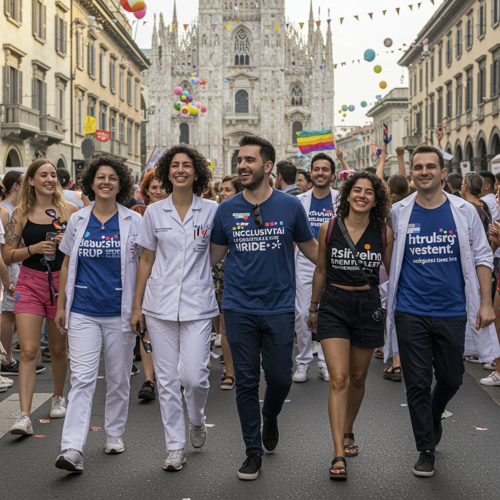Inclusività e Diritto alle Cure: Le Professioni Sanitarie e Sociosanitarie al Pride di Milano