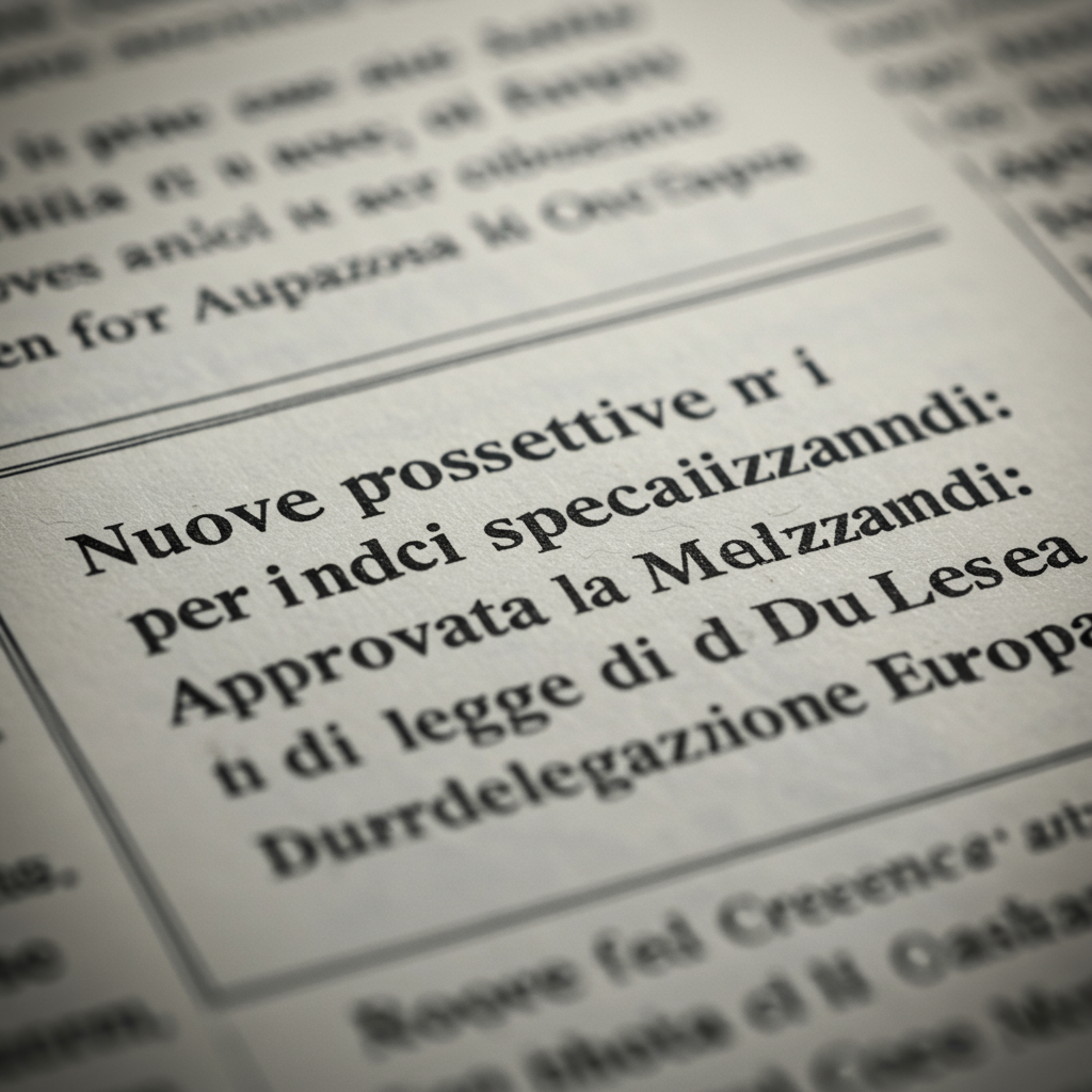 Nuove prospettive per i Medici Specializzandi: Approvata la Legge di Delegazione Europea