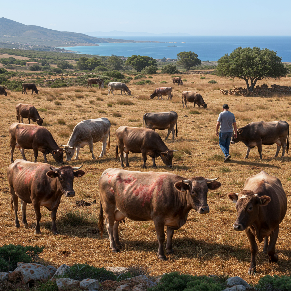 Allarme in Sardegna: la dermatite bovina minaccia il benessere degli animali e preoccupa gli allevatori