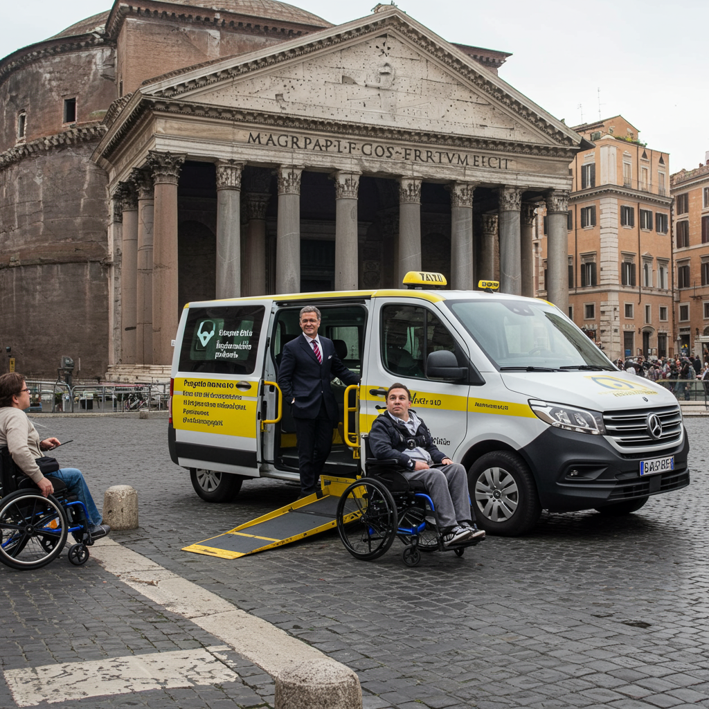Progetto Innovativo: Fondi della Regione Lazio per la Realizzazione di Taxi Accessibili per Persone con Disabilità