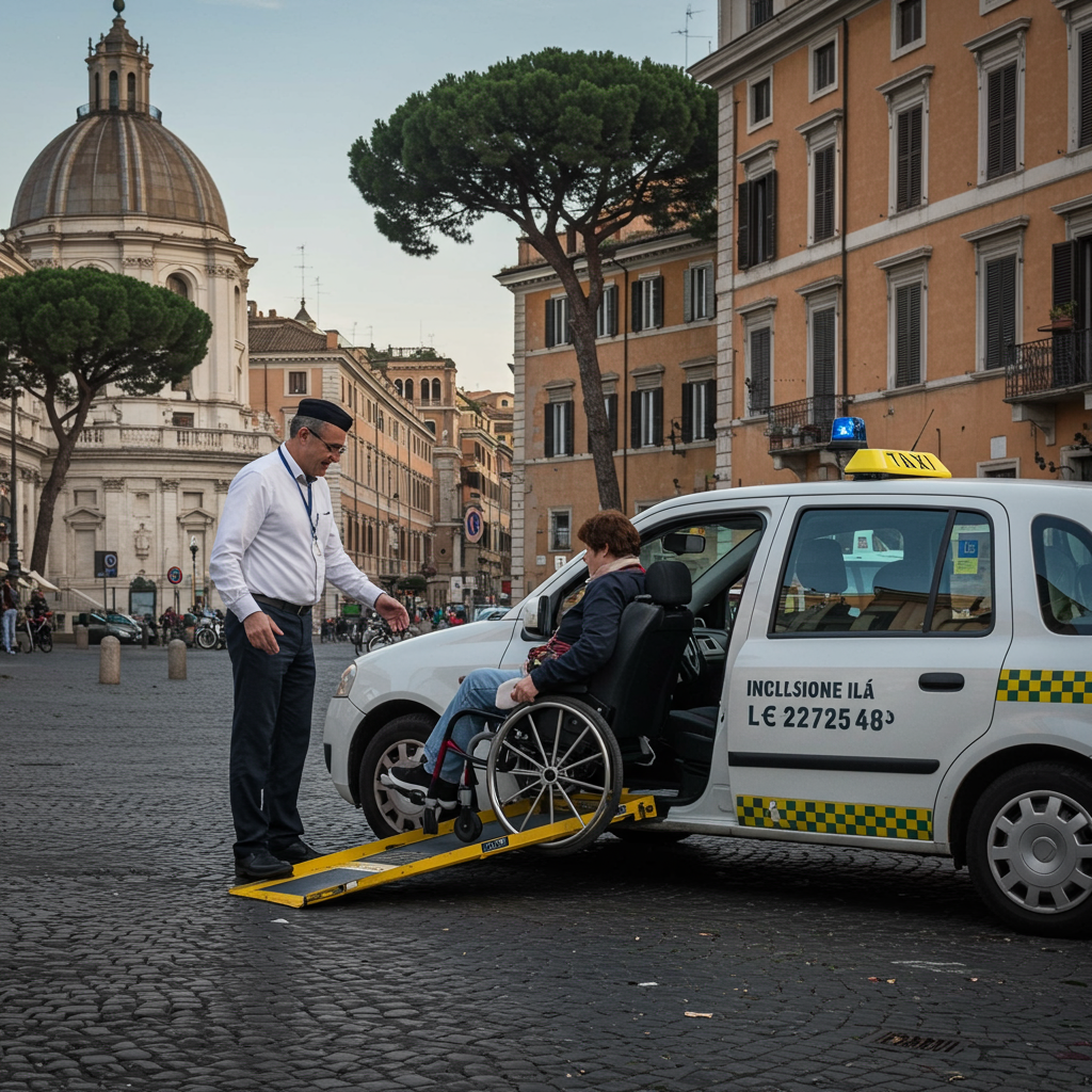 Inclusione in movimento: la Regione Lazio investe 2,5 milioni di euro per taxi accessibili ai disabili