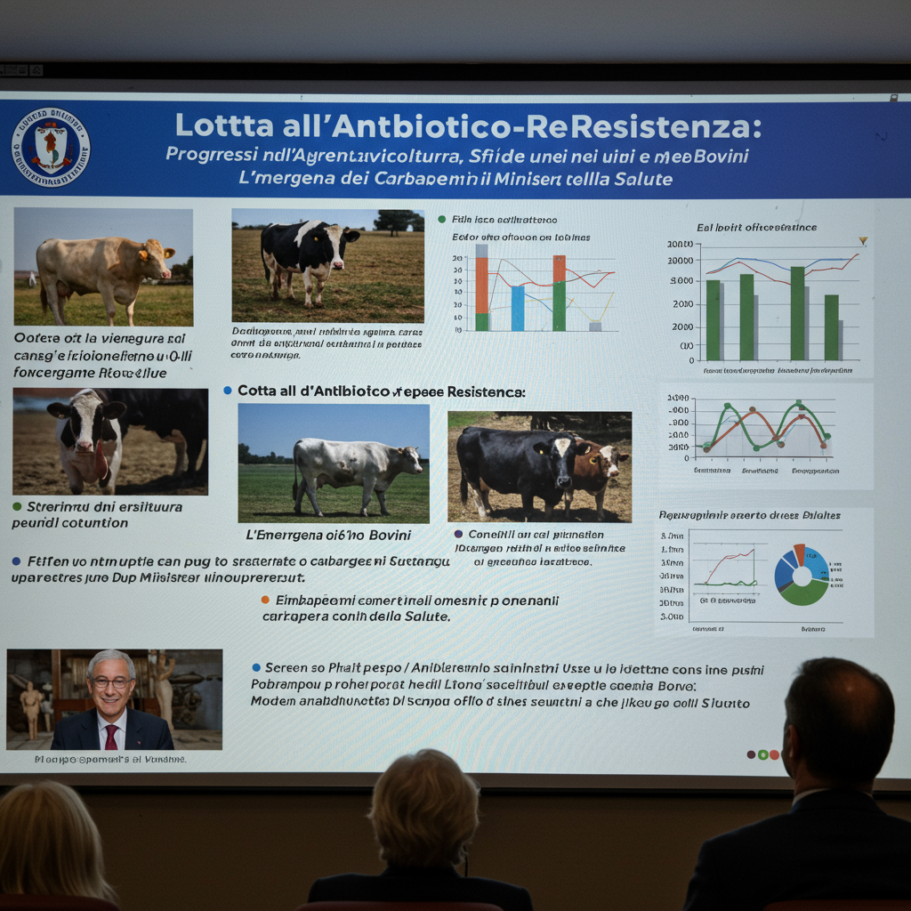Lotta all'Antibiotico-Resistenza: Progressi nell'Avicoltura, Sfide nei Suini e nei Bovini. L'Emergenza dei Carbapenemi secondo il Ministero della Salute