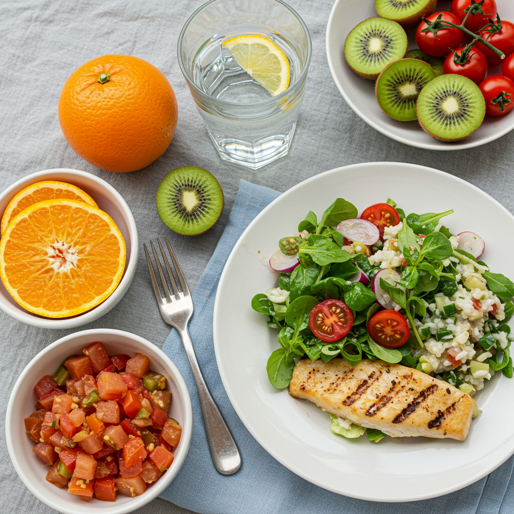 consigli per un'alimentazione fresca e leggera durante l'estate