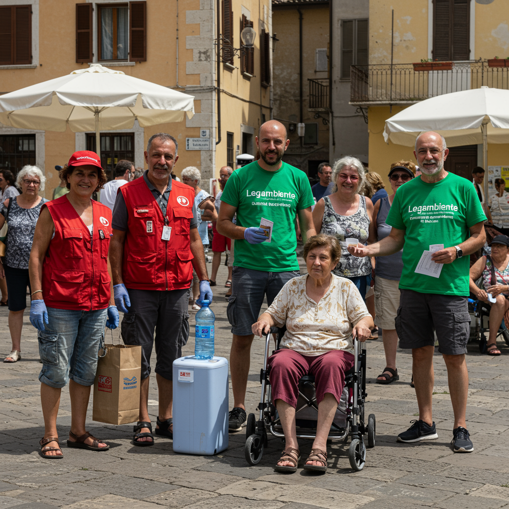 Insieme per affrontare le ondate di calore: Croce Rossa italiana e Legambiente uniti per proteggere i più fragili