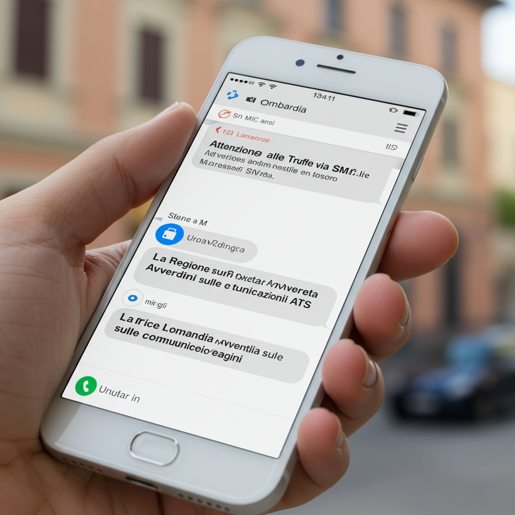 Attenzione alle Truffe via SMS: La Regione Lombardia Avverte i Cittadini sulle Comunicazioni ATS