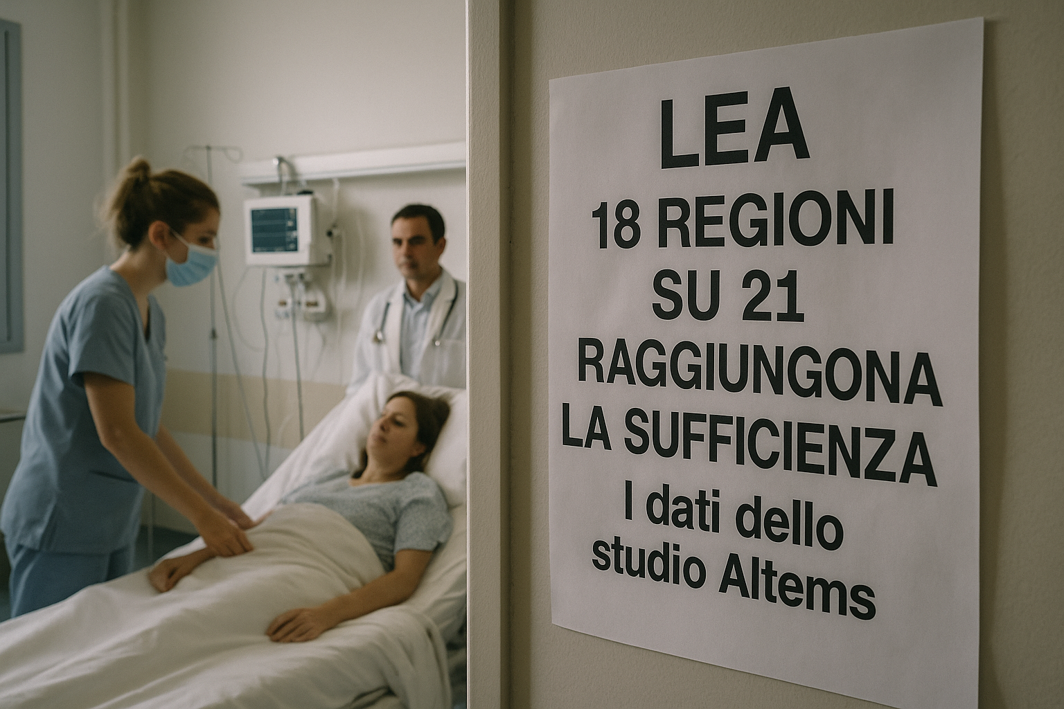 LEA, 18 Regioni su 21 raggiungono la sufficienza: i dati dello studio Altems