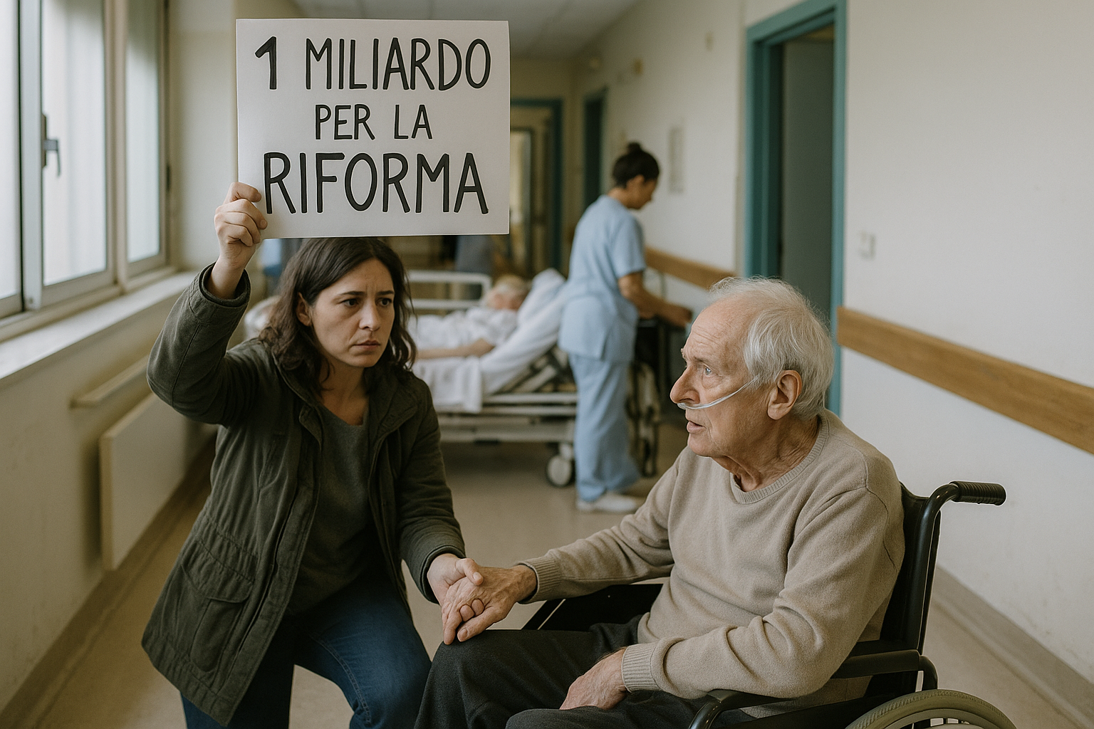Non autosufficienza, la richiesta di un miliardo per avviare la riforma