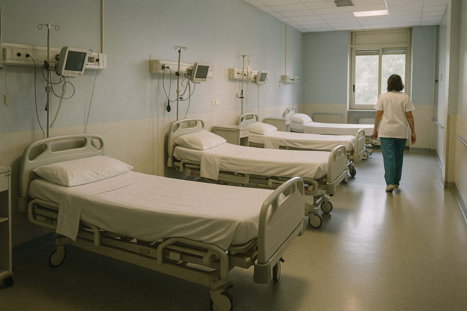 Posti letto ospedalieri: l'Italia tra le ultime in Europa, gap del 40% con la media UE